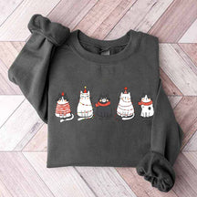 Cute Cat Christmas Lover Sweatshirt