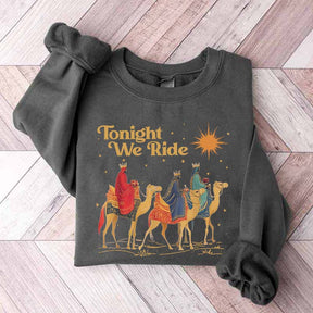 Retro Tonight We Ride Faith Sweatshirt