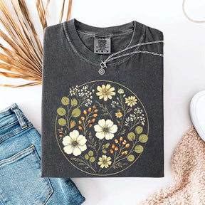 Wildflower Vintage Floral Ring T-Shirt