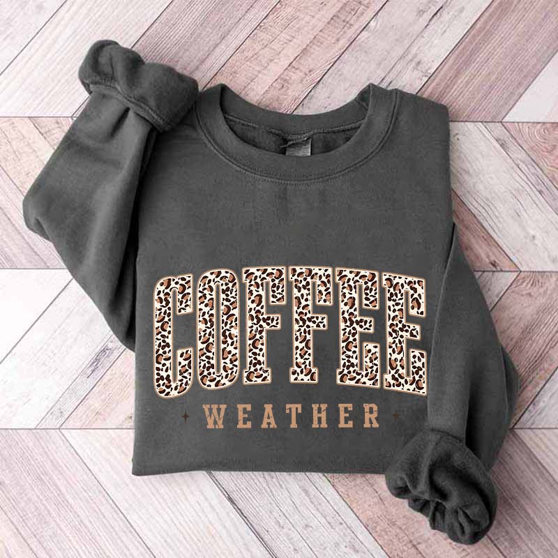 Retro Coffee Weather Lover Sweatshirt