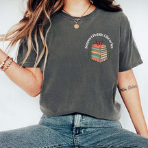 Comfort Colors Support Public Libraries Bookworm T-Shirt