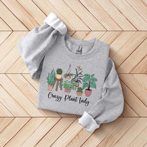 Crazy Plant Lady Botanical Mom Sweatshirt