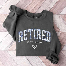 Floral Retired Est 2026 Sweatshirt
