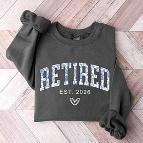 Floral Retired Est 2026 Sweatshirt