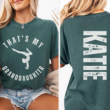 Custom That's My Granddaughter Gymnastics T-Shirt