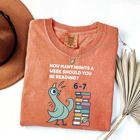 Reading 6-7 Funny Comfort Colors Librarian T-Shirt