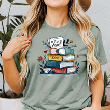 Read More Books Bibliophile and Educator T-Shirt