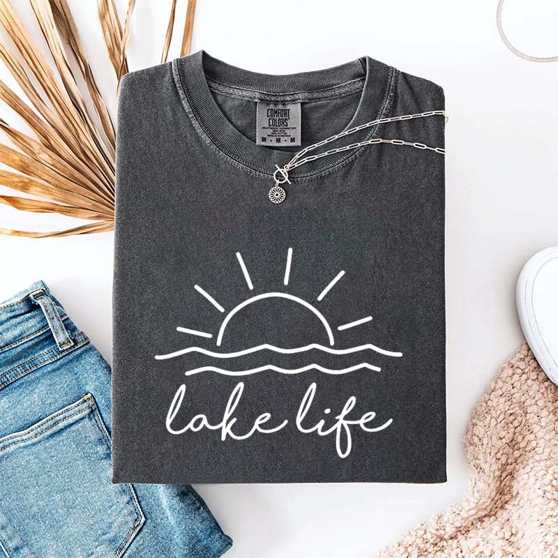 Lakeside Camping Lake Life T-Shirt