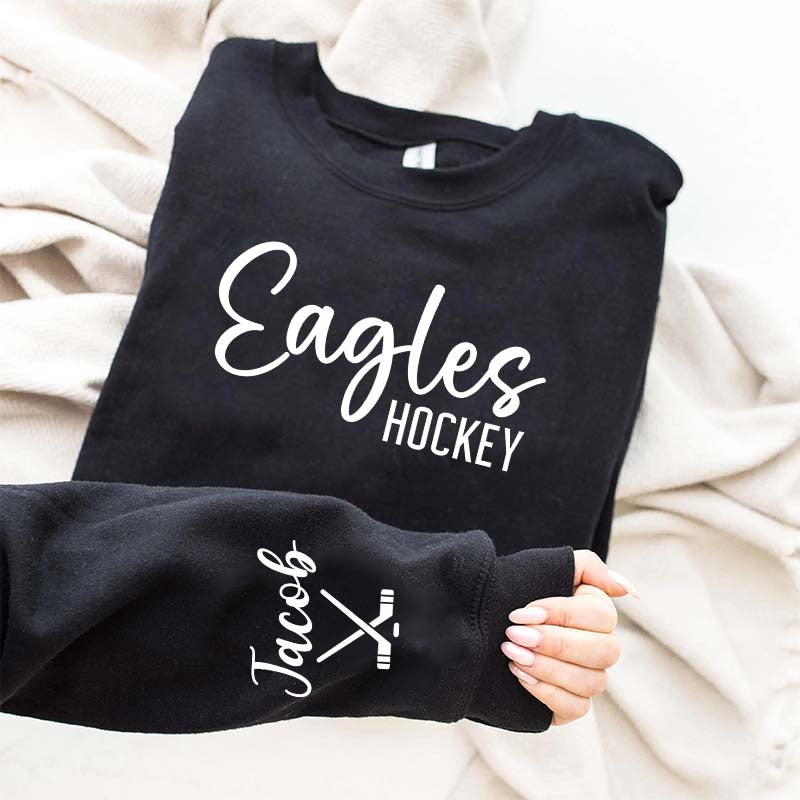 Personalized Hockey Mom Team Name Sweatshirt