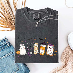 Halloween Nursing Doodle T-Shirt