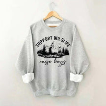 Support Wildlife Raise Boys Sweatshirt