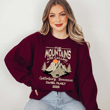 Personalized Cabin Family Vacation Sweatshirt