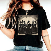 Vintage Girls Will Be Girls Witch Halloween T-Shirt
