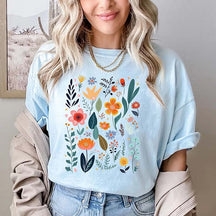 Comfort Colors Retro Flower Summer T-Shirt