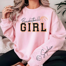 Personalized Basketball Girl Sweatshirt