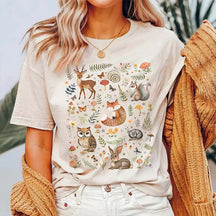 Cottagecore Forest Animals T-Shirt