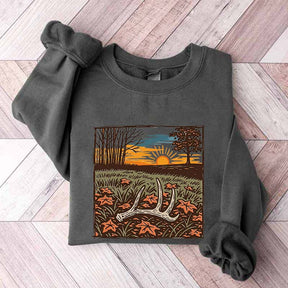 Nature Scene Hunting Season Sweatshirt