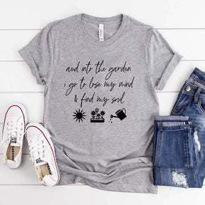 And Into The Garden I Go Botanical T-Shirt
