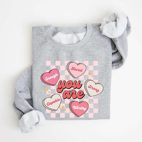 Retro Teacher Valentines Sweatshirt