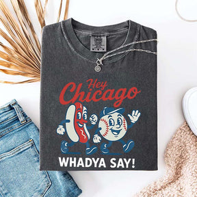 Hey Chicago Funny Baseball T-Shirt
