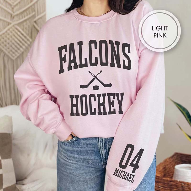 Personalized Hockey Mom Sports Sweatshirt