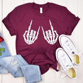 Skeleton Hand Rock and Roll T-Shirt