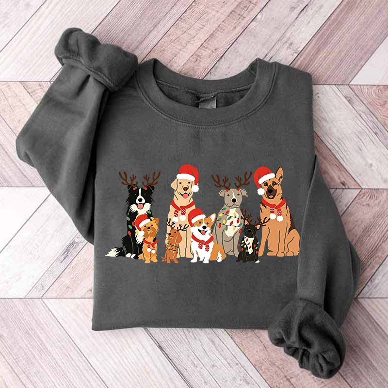 Christmas Dog Holiday Lover Sweatshirt