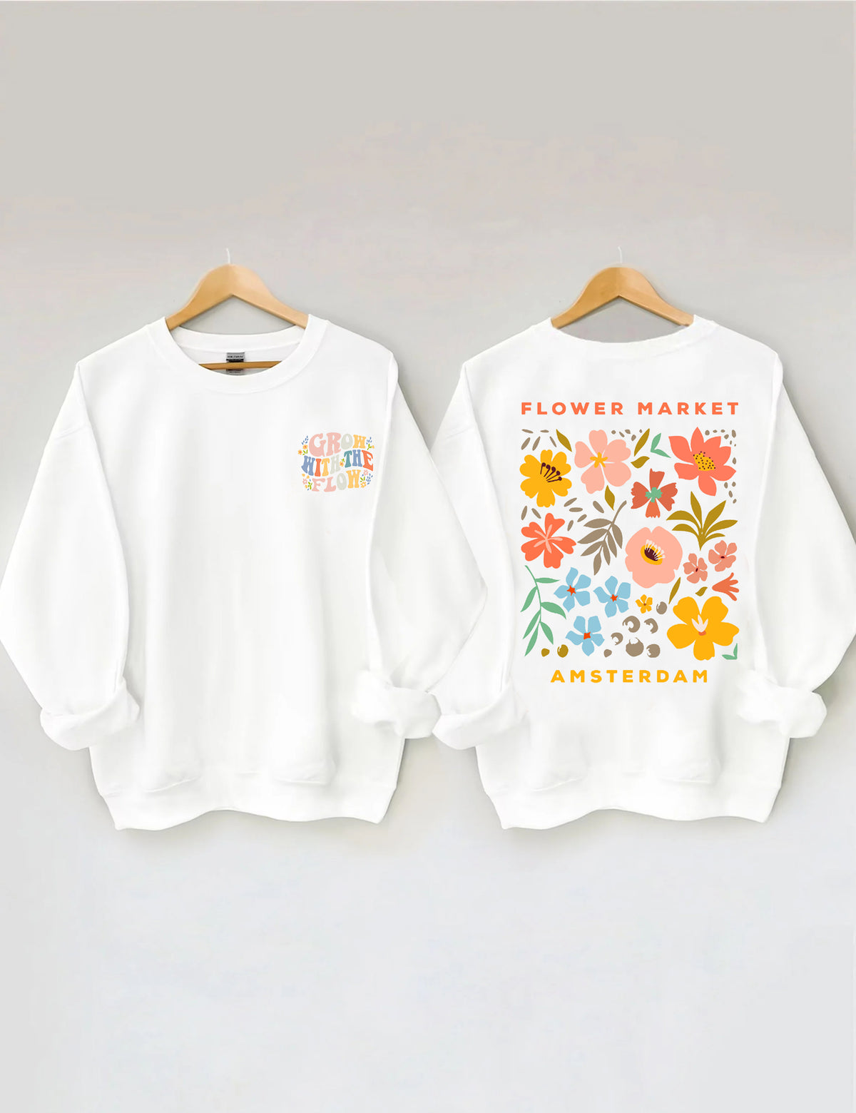 Boho Blumenmarkt Amsterdam Sweatshirt