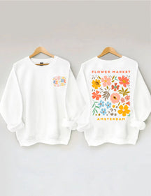 Boho Blumenmarkt Amsterdam Sweatshirt