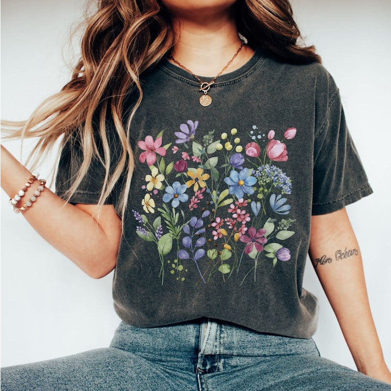Chemise Vintage Botanical Wildflower