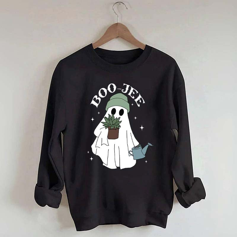 Crazy Plant Lady Ghost Sweatshirt