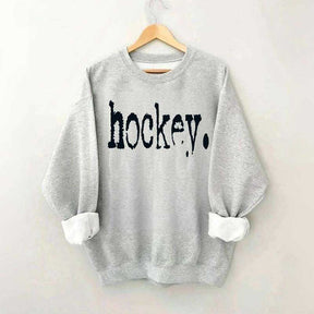 Hockey Typography Sweatshirt