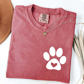 Dog Paw Pocket T-Shirt