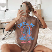 Retro Cowgirl Country Music T-Shirt