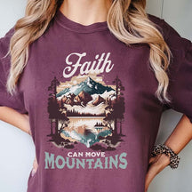 Faith Can Move Mountains Bible T-Shirt
