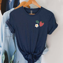 Strawberry Farmers Market Fruit Foodie T-Shirt