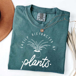 Simple Easily Distracted by Plants T-Shirt