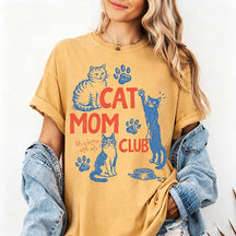Cat Mom Club T-Shirt