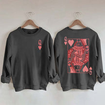 Queen of Hearts Valentines Sweatshirt
