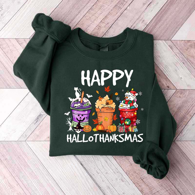 Happy Hallothanksmas Sweatshirt