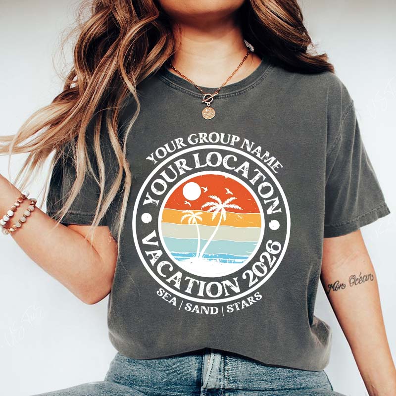 Custom Family Vacation T-Shirt