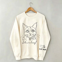 Personalized Pet Photo Dog Cat Sweatshirt