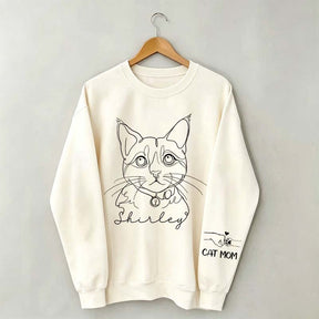 Personalized Pet Photo Dog Cat Sweatshirt