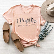 Give Youself Time Butterfly T-Shirt