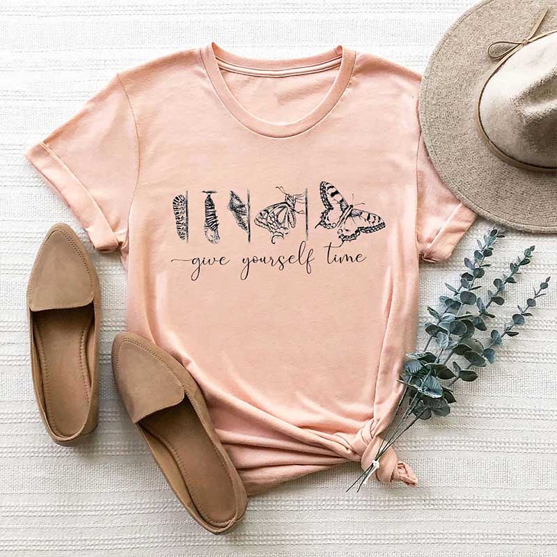 Give Youself Time Butterfly T-Shirt