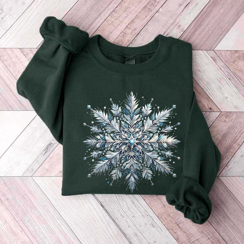 Snowflake Winter Christmas Sweatshirt