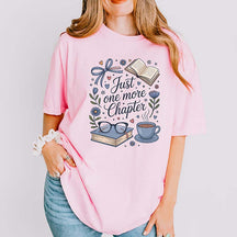 Just One More Chapter Book And Coffee T-Shirt