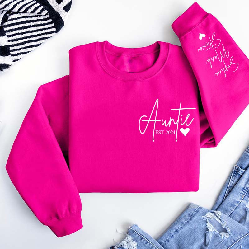 Personalized Nieces Nephews Names Year Sweatshirt