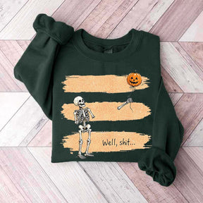 Funny Skeleton Lost Balloon Sweatshirt