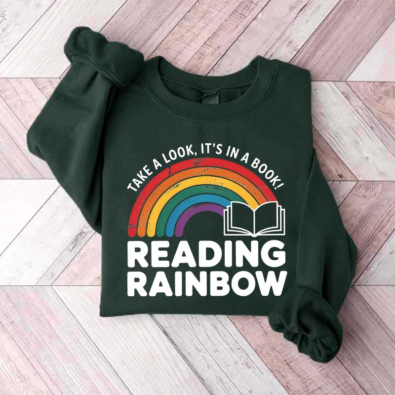 Take a Look It's in a Book Sweatshirt